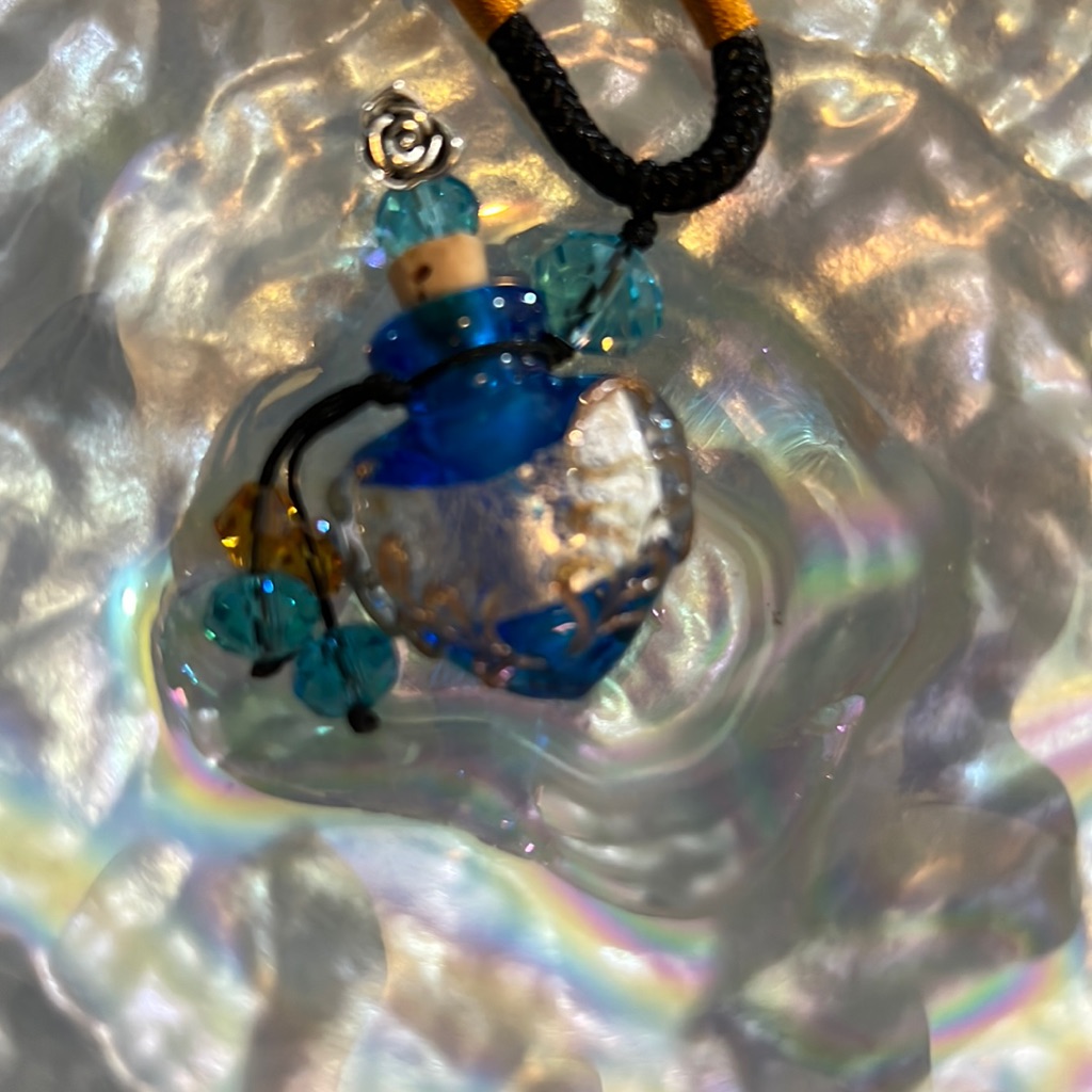 Murano Glass Bottle Necklace